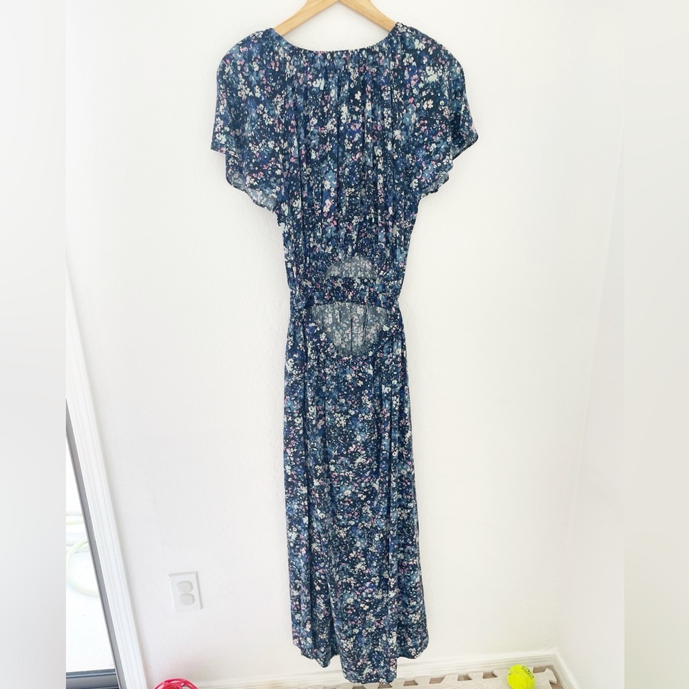 Marine Layer Charlotte maxi dress in blue floral size small - Picture 10 of 10